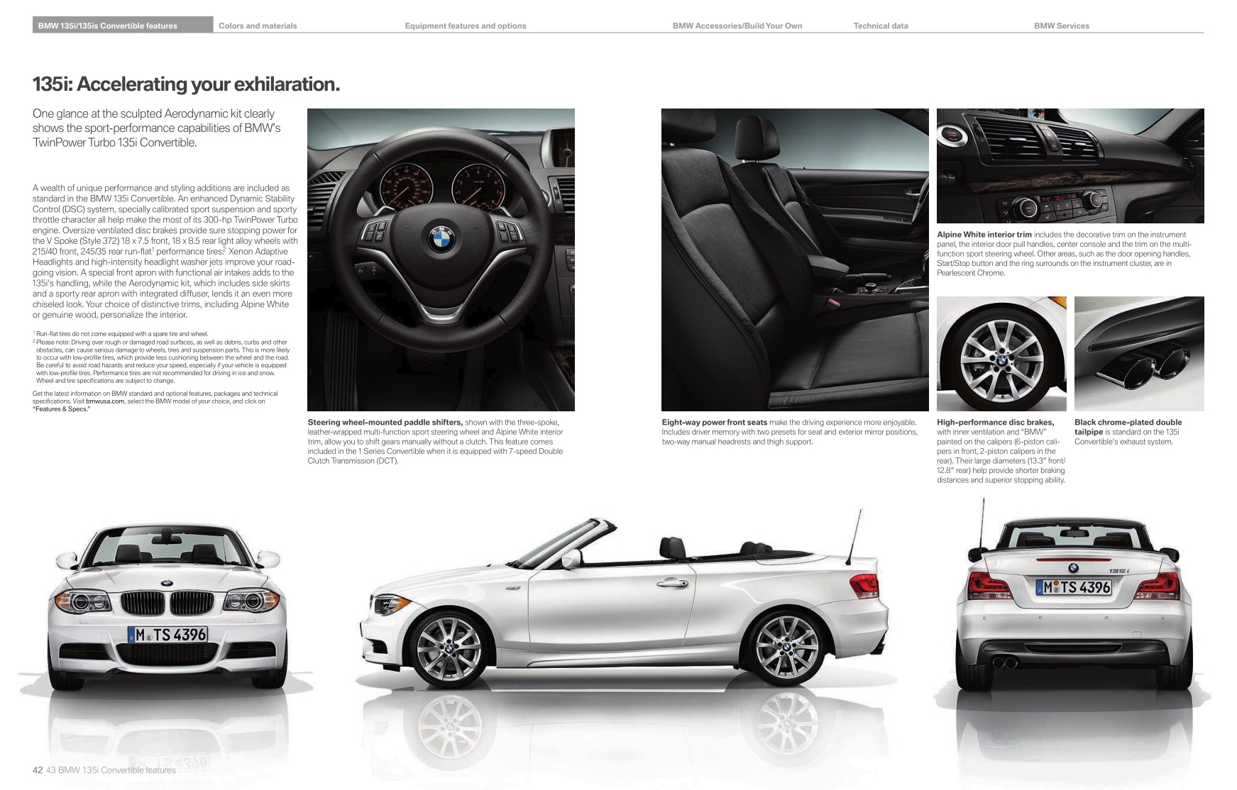 2013 BMW 1-Series Convertible Brochure Page 1
